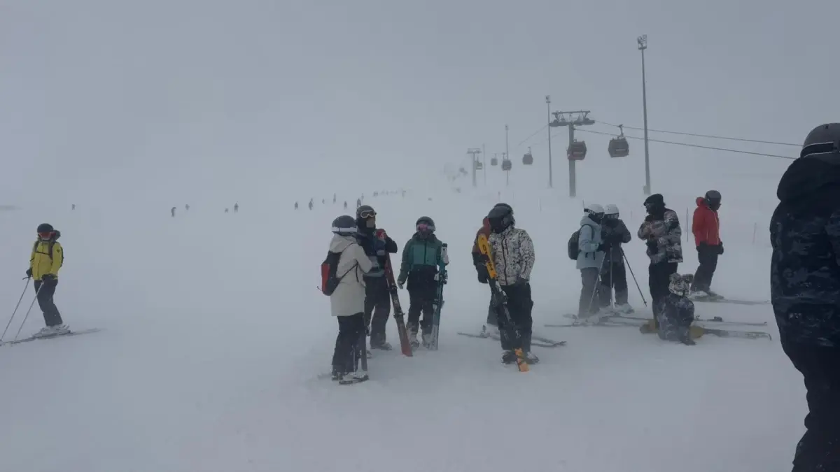 Erciyes'te yeni yıl yoğunluğu