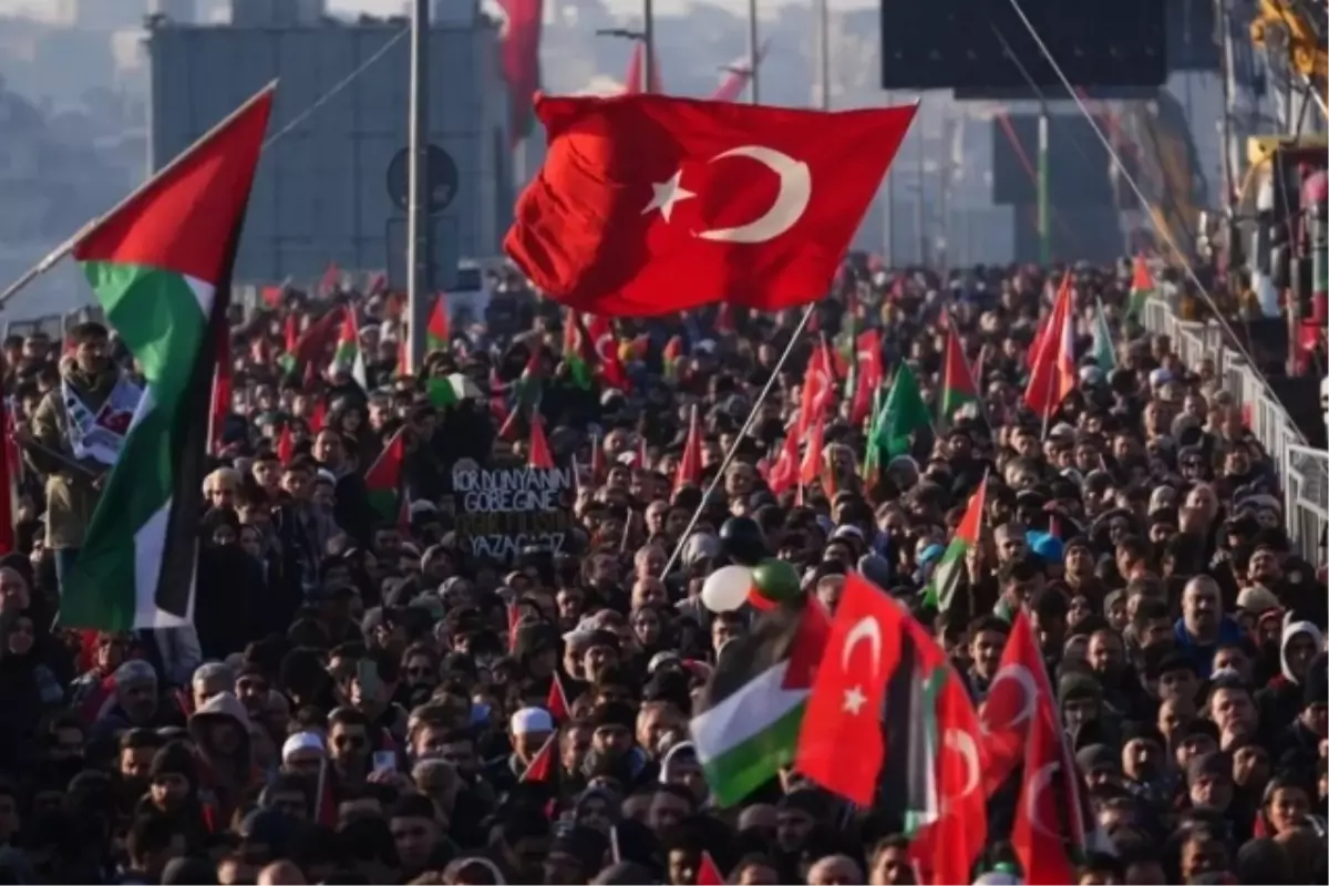 Gazze Yürüyüşü nerede yapılıyor, yürüyüş saat kaçta başlayacak? 1 Ocak Gazze Yürüyüşü'ne kimler katıldı?