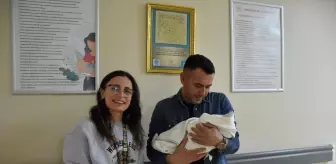 Gümüşhane'de yeni yılın ilk bebeği dünyaya geldi