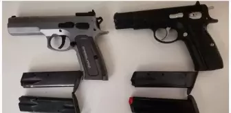 Adana'da operasyon ve denetimlerde 25 ruhsatsız silah ele geçirildi