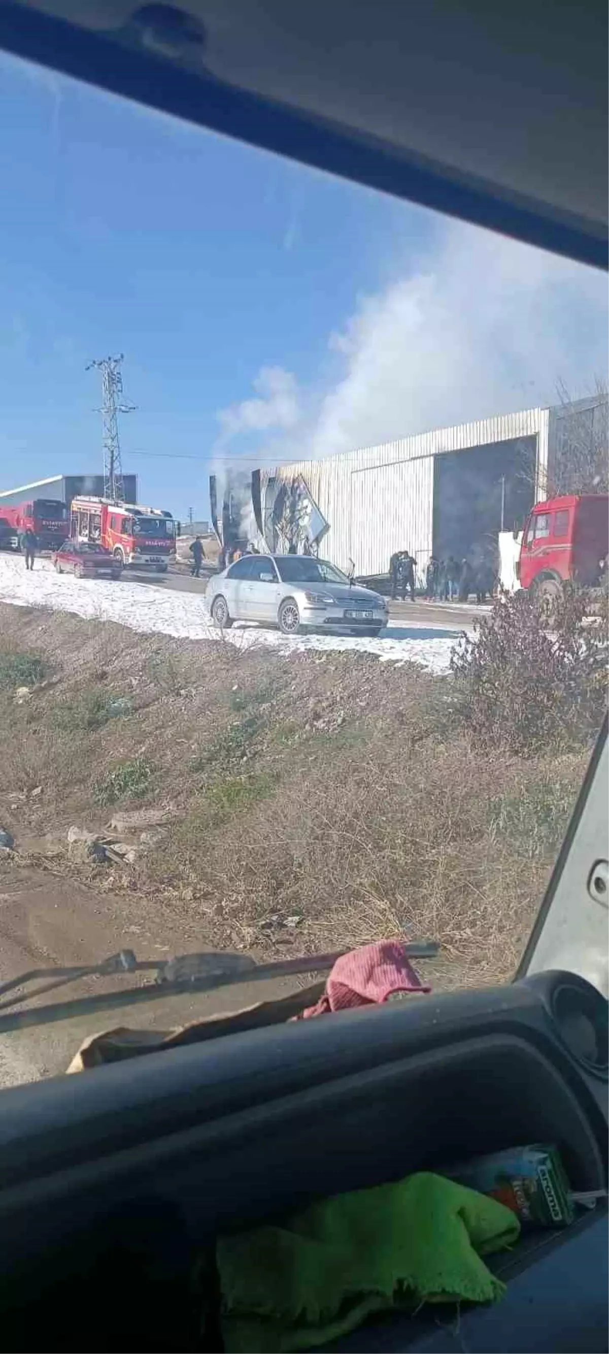 Ankara'da geri dönüşüm fabrikasında yangın