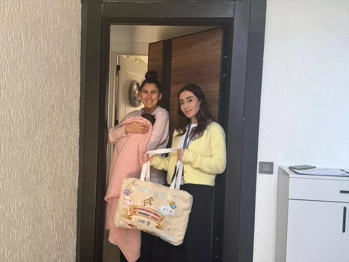Bodrum Belediyesinden 2026'nın ilk bebeği Eylül'e ziyaret