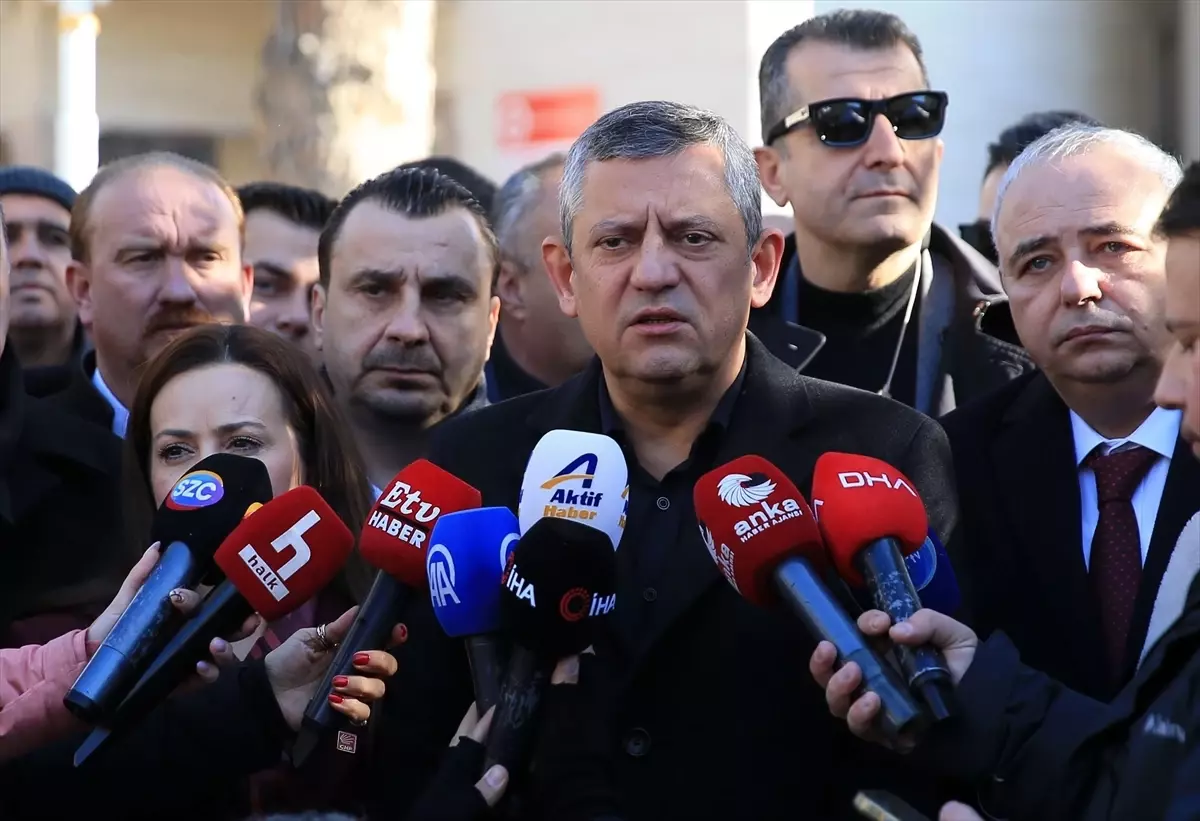 CHP Genel Başkanı Özel, Manisa'da konuştu Açıklaması