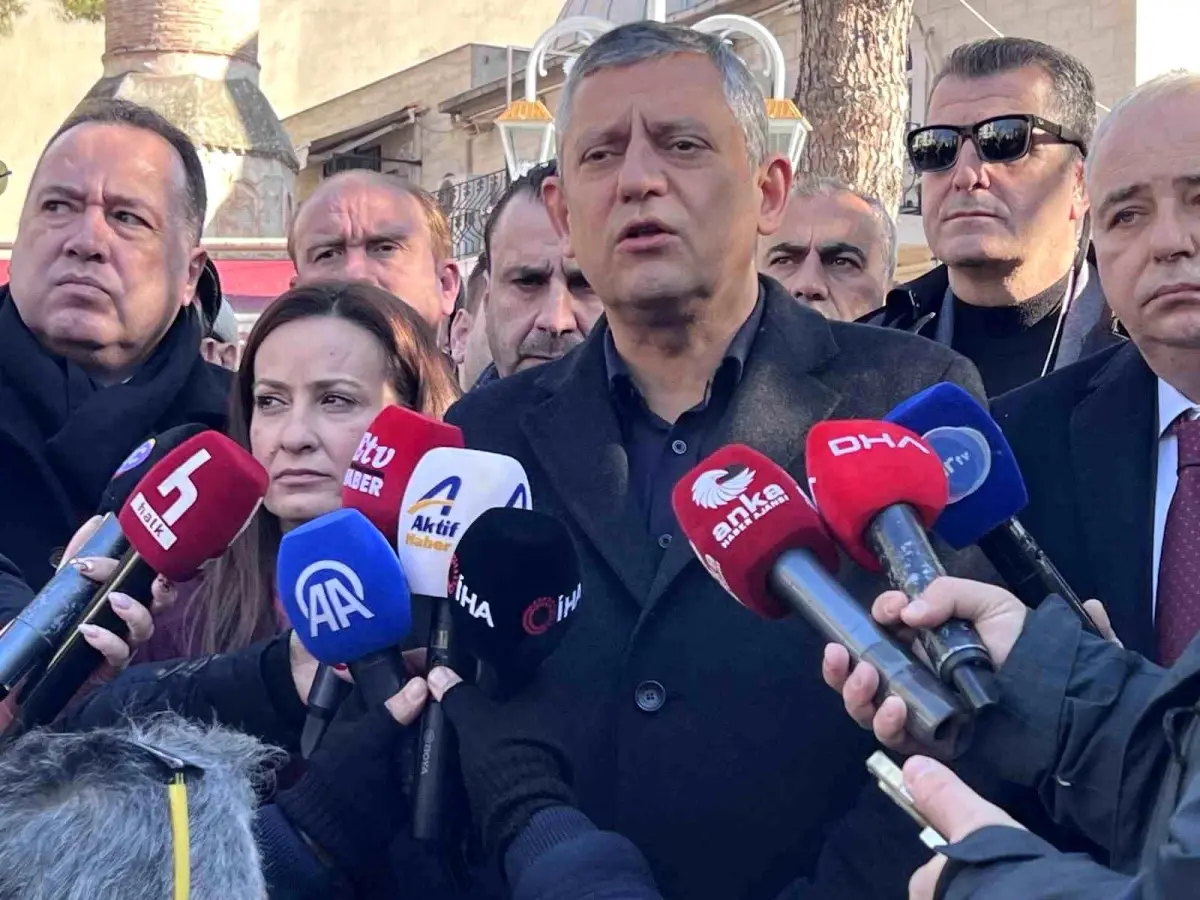 CHP Genel Başkanı Özel: "Suriye'deki istikrarsızlığın kimseye faydası yok"