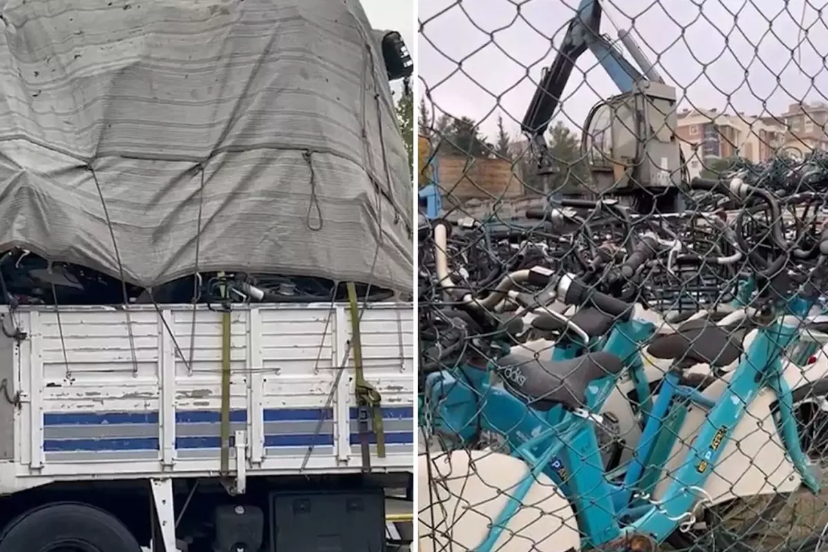 İBB milyonlarca liralık bisikletleri hurdaya çevirdi