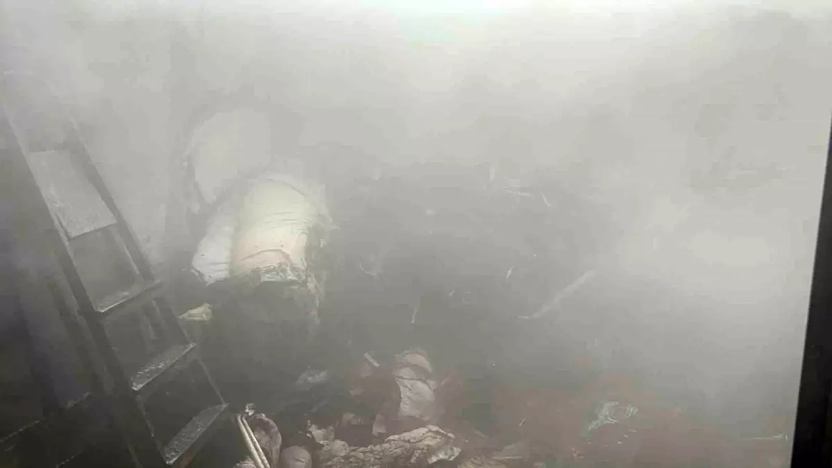 Kediler ısınsın diye kullanılan elektrikli ısıtıcı yangına sebep oldu