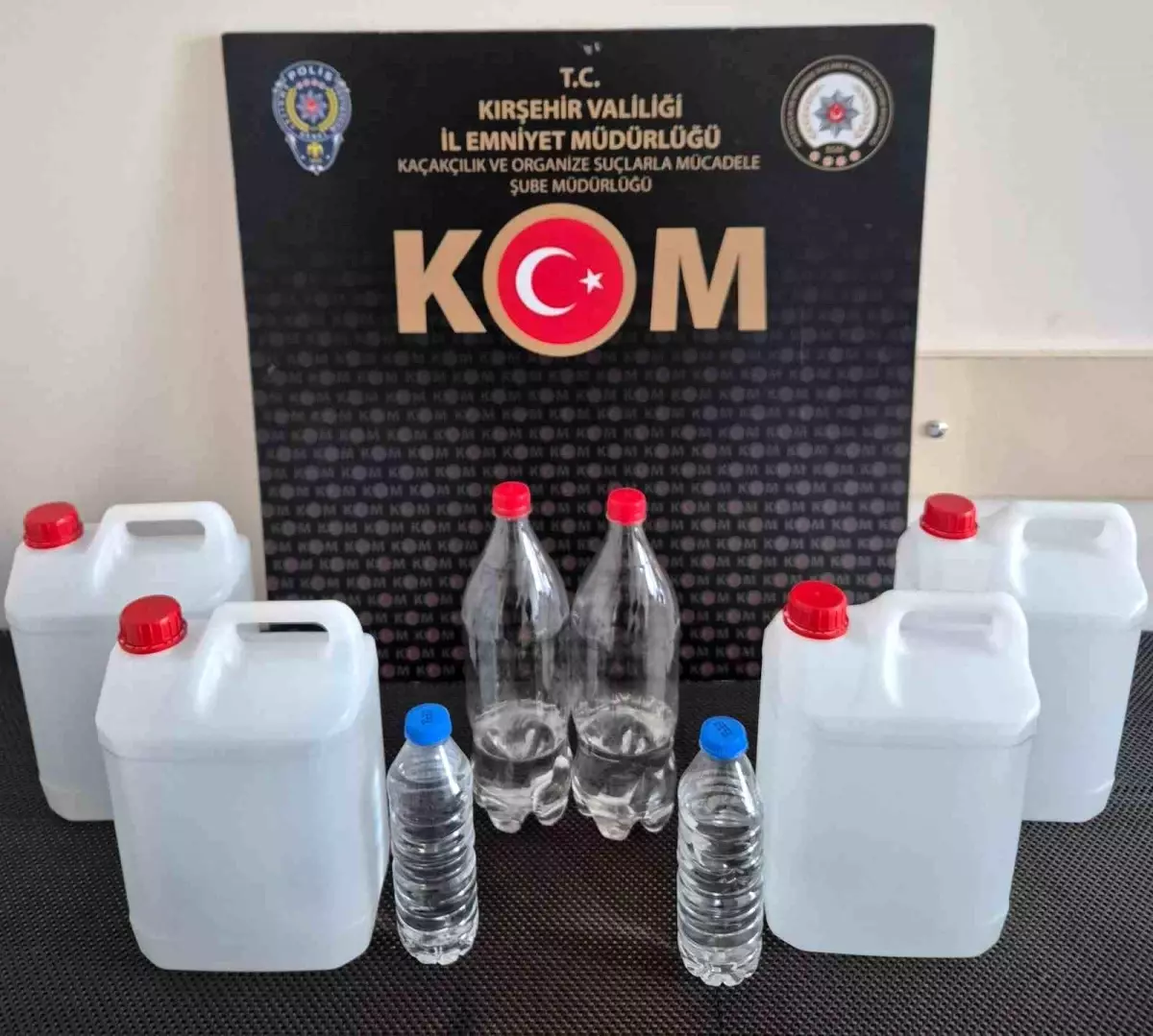Kırşehir'de sahte alkol operasyonu: 1 gözaltı