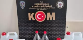 Kırşehir'de sahte alkol operasyonunda 1 şüpheli yakalandı