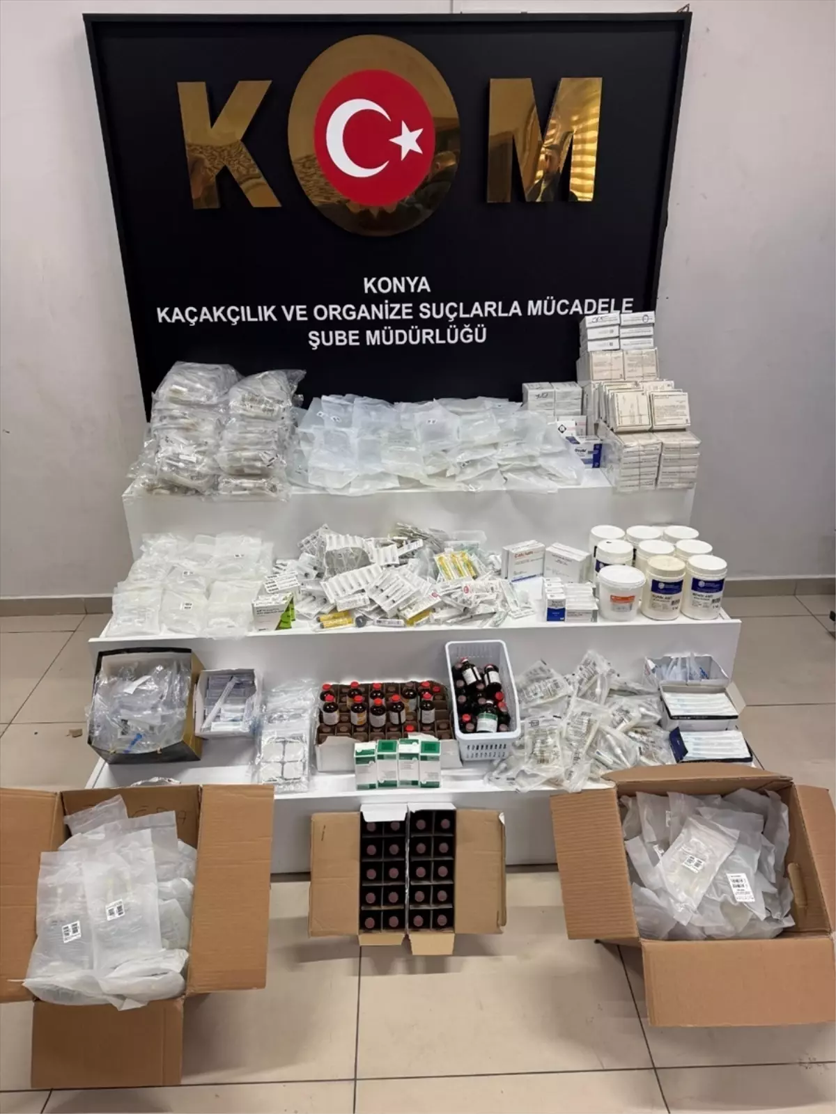 Konya'da kliniğe dönüştürülen evde sağlık hizmeti verdiği iddia edilen şüpheli yakalandı