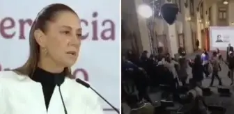 Meksika'da devlet başkanı depreme basın toplantısında yakalandı