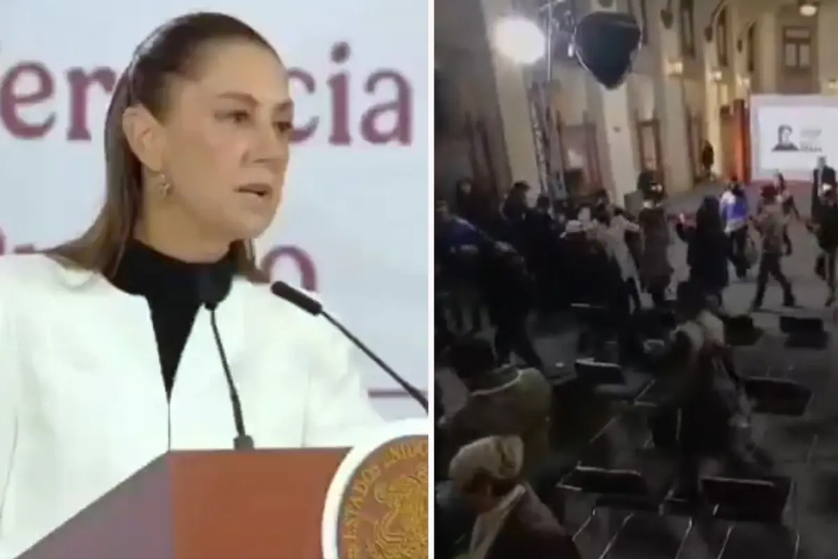 Meksika'da devlet başkanı depreme basın toplantısında yakalandı