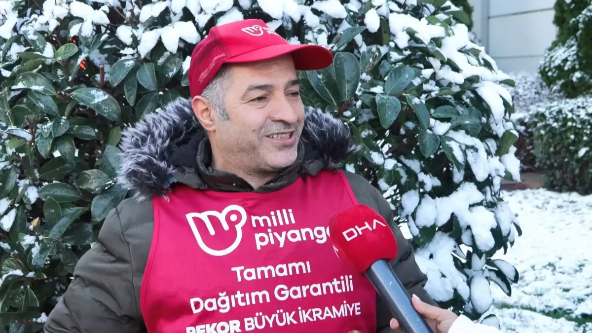 Milli Piyango yılbaşı çekilişinde 266 milyon liranın isabet ettiği bileti satan gezici bayi: Güzel yerlerd...