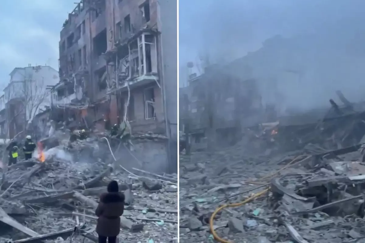 Rusya Harkiv'e füzelerle saldırdı: Çok sayıda yaralı var