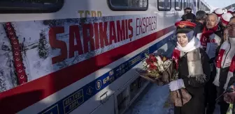 Aile ve Sosyal Hizmetler Bakanı Göktaş 'Sarıkamış Ekspresi'ni karşıladı