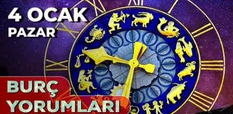 Burç yorumları 4 Ocak 2026! Günlük burç yorumları AŞK, EVLİLİK, KARİYER Aslan, İkizler, Yay, Yengeç burcu yorumu