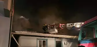 Çorum'da evde çıkan yangında 1 kişi ağır yaralandı