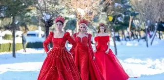 Diyarbakır'da kar üstünde defile düzenlendi