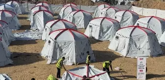 Hayrat İnsani Yardım Derneğinden Gazze'ye çadır kent