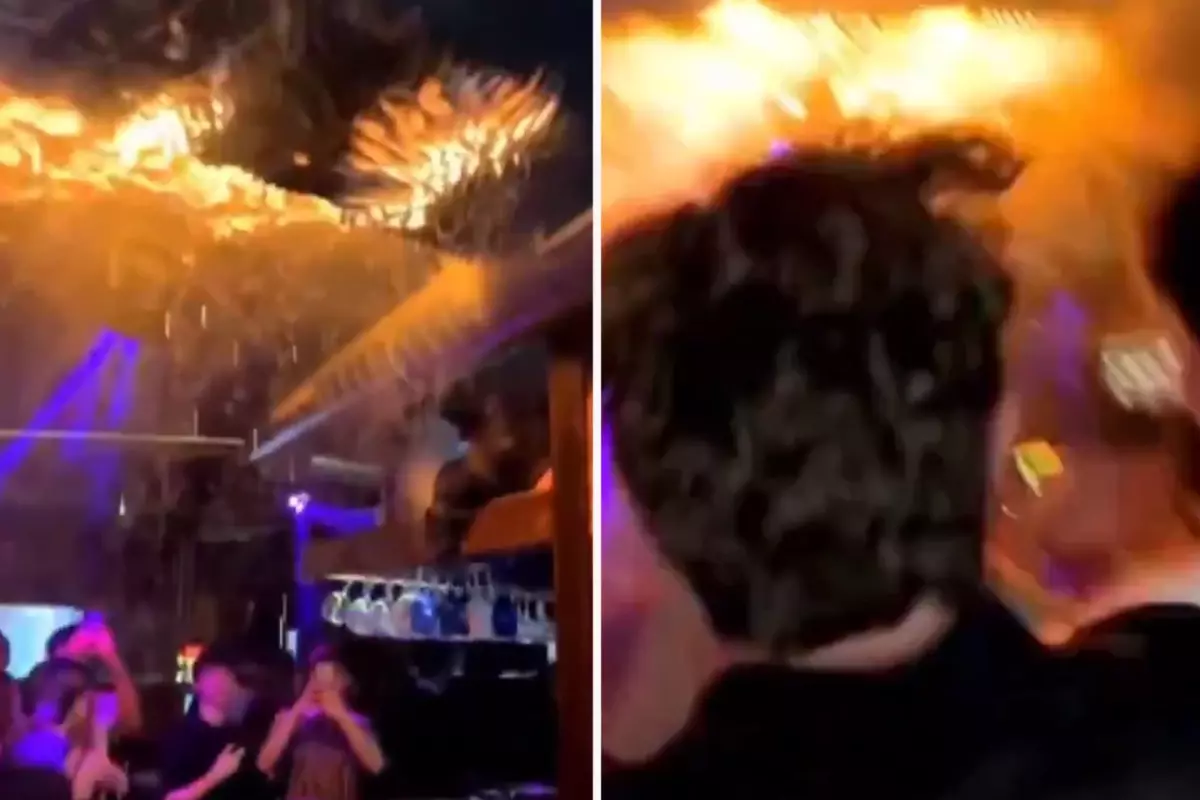 İsviçre'deki bar yangınında facia hızla gelirken, anlamayıp eğlenmeye devam etmişler