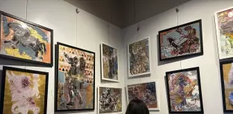 'Karagöz'ün İlahi Komedyası' sergisi, Karikatür Evi'nde açıldı