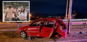 Otomobil aydınlatma direğine çarptı: Baba ile oğlu öldü, anne ağır yaralı