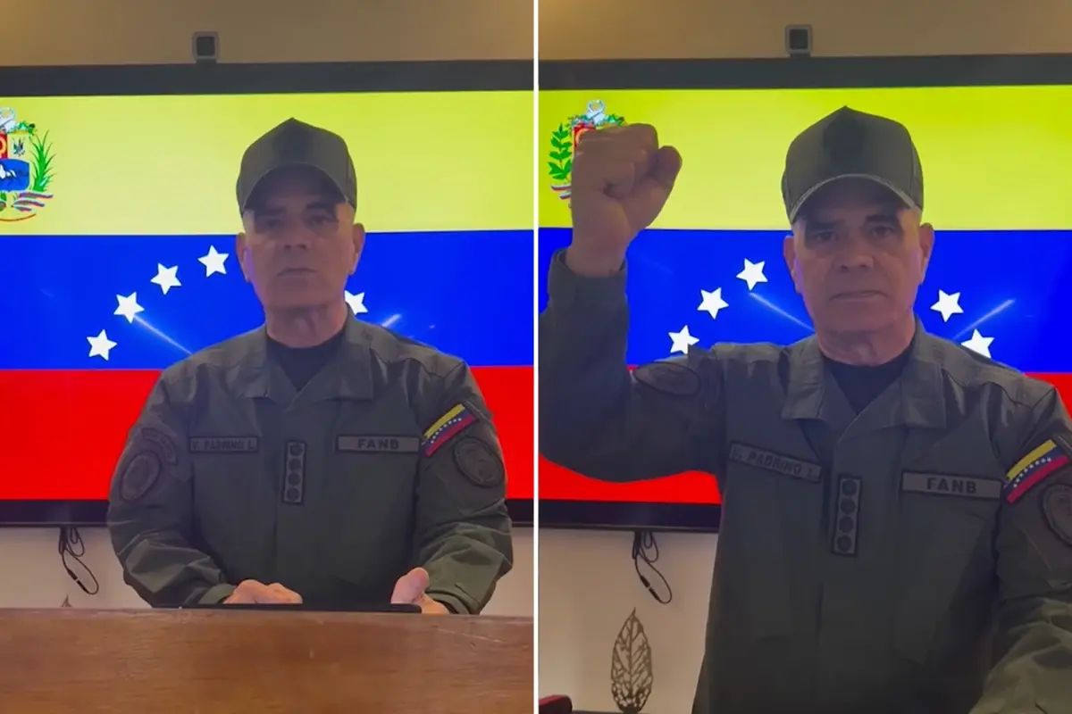 Saldırıların ardından Venezuela Savunma Bakanı sığınaktan açıklama yaptı