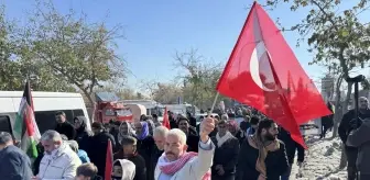 Şanlıurfa'da Filistin'e destek yürüyüşü gerçekleştirildi