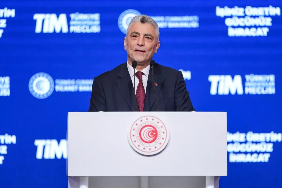 Ticaret Bakanı Bolat, 2025 yılı dış ticaret verilerinin açıklandığı toplantıda konuştu Açıklaması