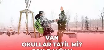 Van okullar tatil mi, 5 Ocak Pazartesi Van kar yağışı okullar tatil mi? Van Valiliği kar tatili açıklaması!