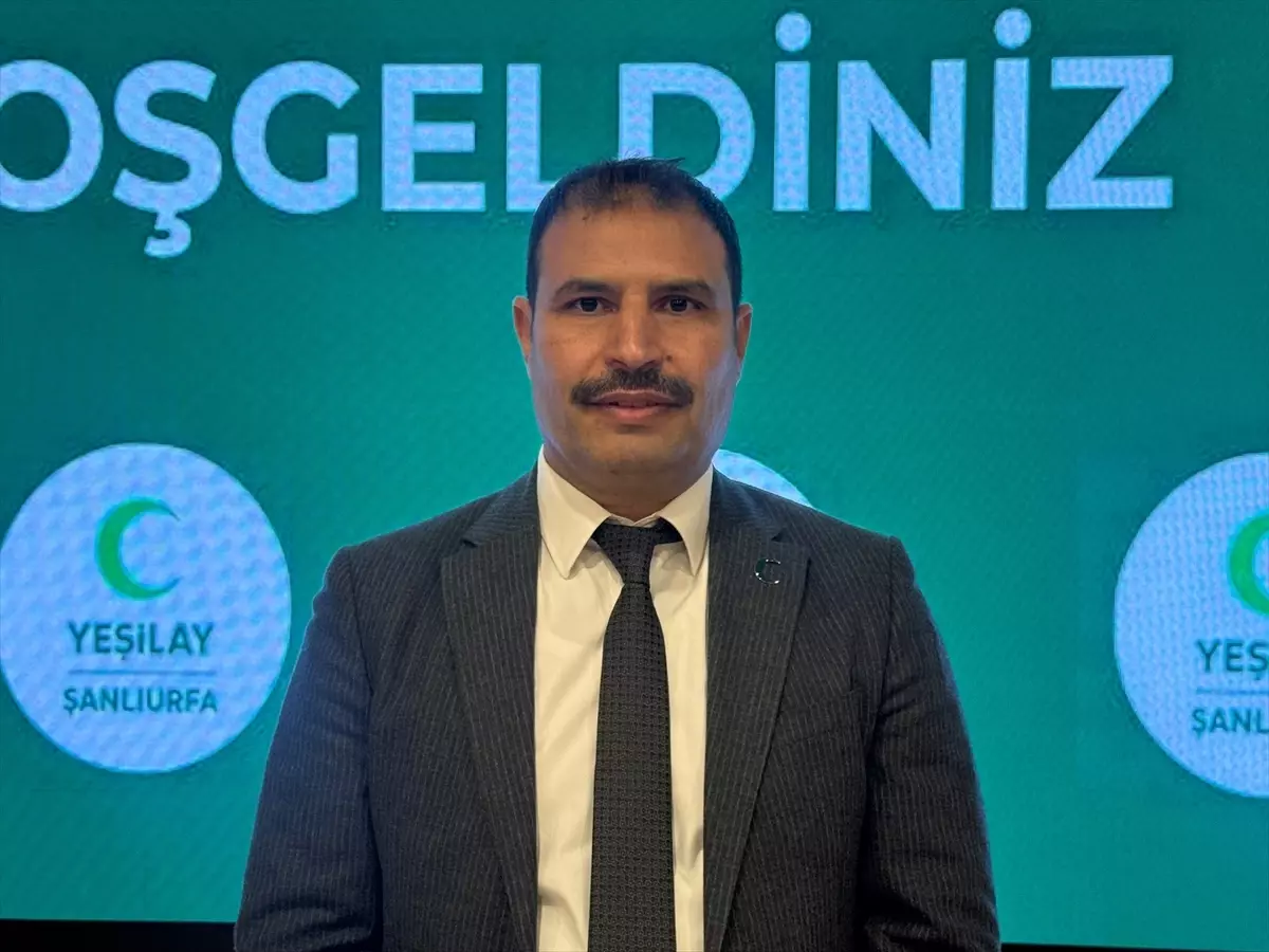 Yeşilay Şanlıurfa Şube Başkanlığa Aziz Çiftçi seçildi