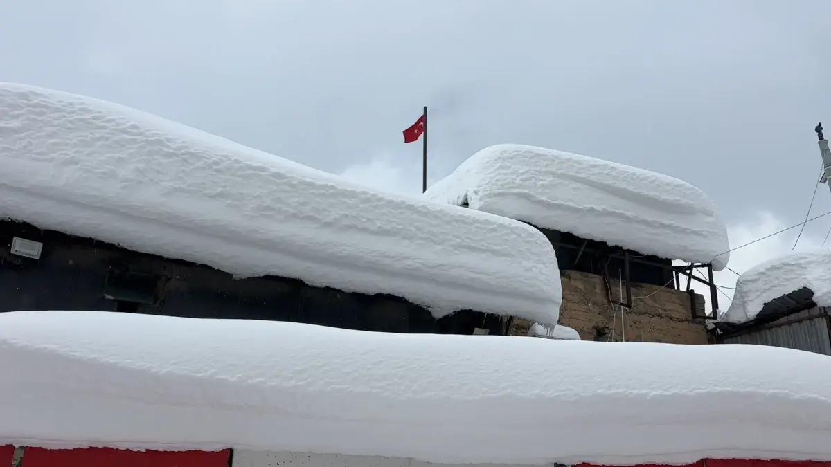 Beytüşşebap beyaz örtüyle kaplandı