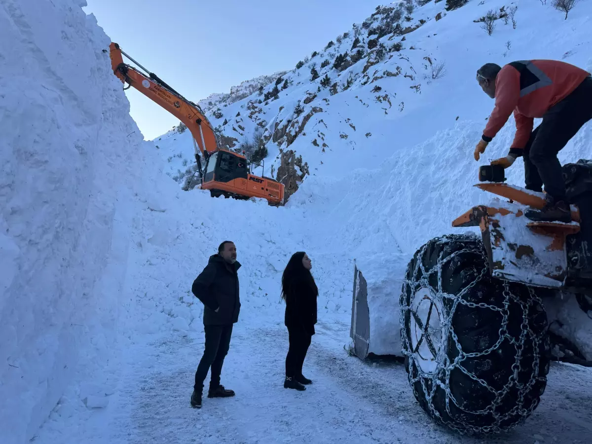 Çığ düşen Çatak-Van kara yolunda acil öncelikli araçların geçişine izin veriliyor