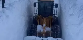 Çığ riski ve yoğun tipi nedeniyle kapanan Bahçesaray-Hizan kara yolu açıldı