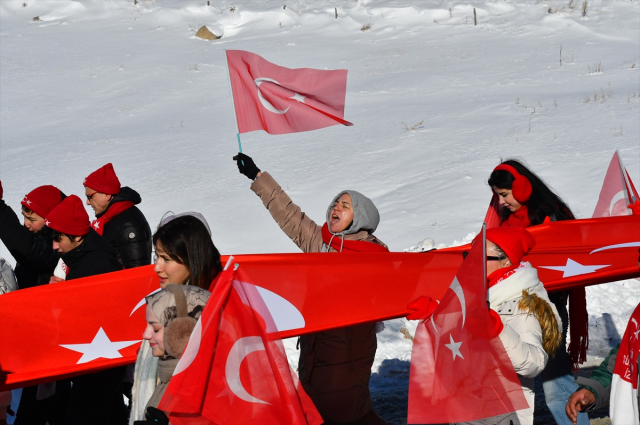 They walked for the martyrs of Sarıkamış at minus 22 degrees