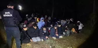 Fethiye'de bir koyda 58 düzensiz göçmen yakalandı