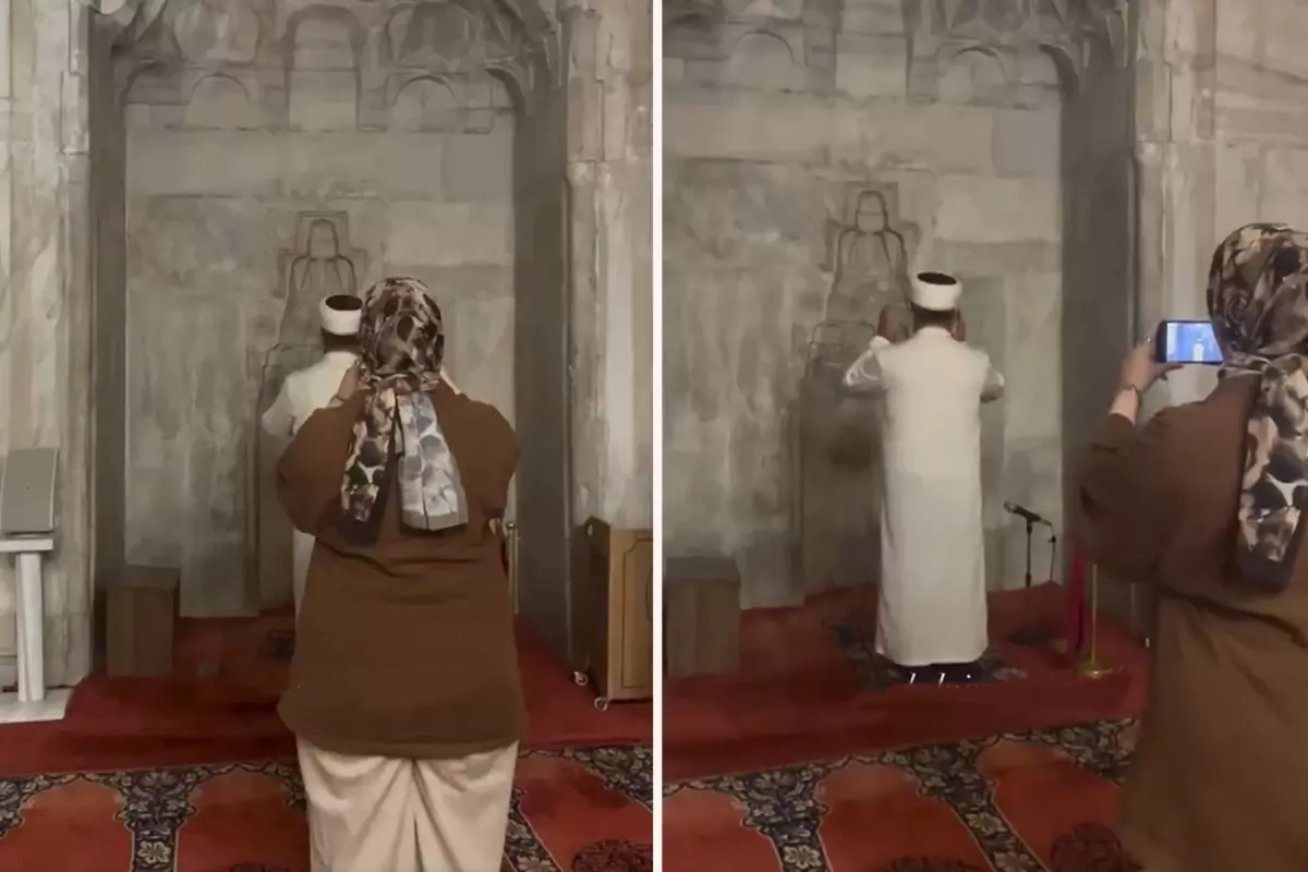 Sırf izlenmek için imama yaptırdıkları tepki çekti