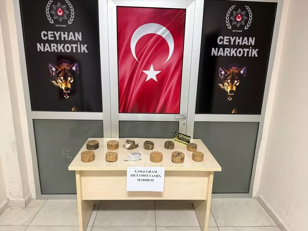 Adana'da tırda 5 kilo 146 gram metamfetamin ele geçirildi