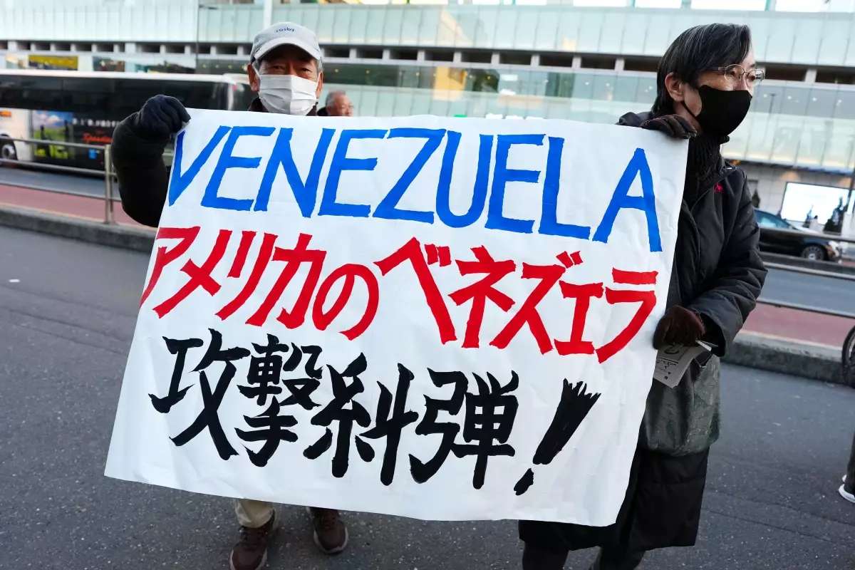Albüm: Japonya'nın Başkenti Tokyo'da Venezuela'ya Destek Gösterisi Düzenlendi