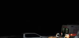 Bitlis'te ekipler kar nedeniyle yolu kapanan hasta için seferber oldu