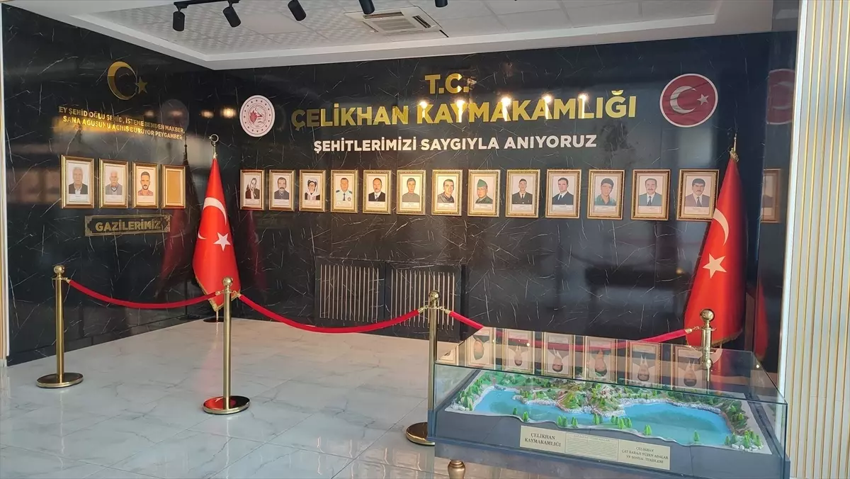 Çelikhan'da 'Şehit ve Gaziler Köşesi' açıldı