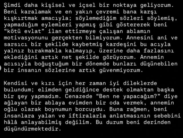 Güllü's son makes a venomous statement: I have cut off all communication with my sister, I no longer believe her!'