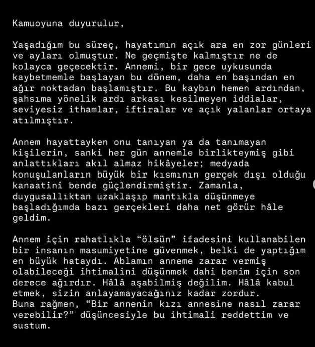 Güllü's son makes a venomous statement: I have cut off all communication with my sister, I no longer believe her!'