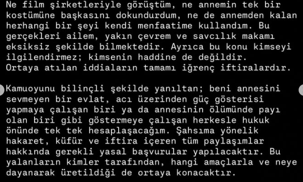 Güllü's son makes a venomous statement: I have cut off all communication with my sister, I no longer believe her!'