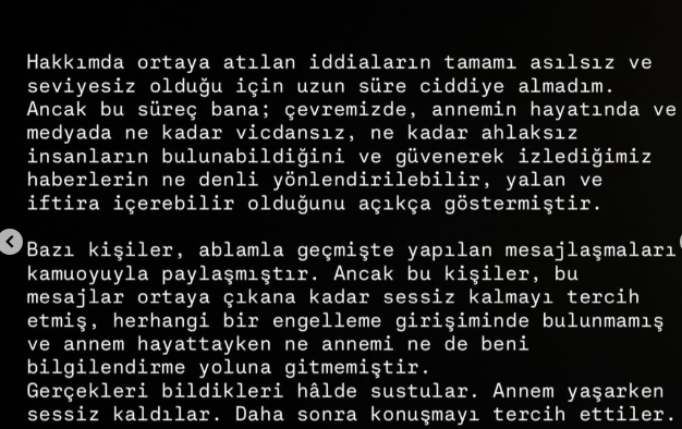 Güllü's son makes a venomous statement: I have cut off all communication with my sister, I no longer believe her!'