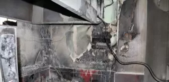 Güroymak'ta bir işletmede çıkan yangın maddi hasara neden oldu