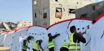Hayrat Yardım'dan Gazze'de 300 Kişilik Çadır Kent