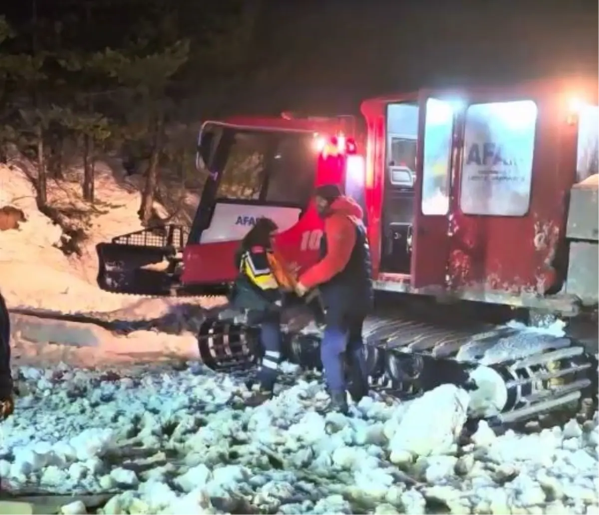 Kastamonu'da rahatsızlanan hastayı, AFAD ekipleri hastaneye ulaştırdı