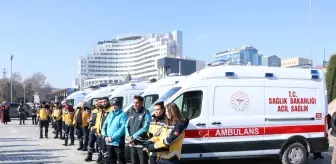 Kayseri'de 112 Acil Sağlık filosuna 12 ambulans eklendi