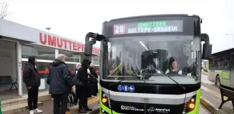 Kocaeli'de kadın otobüs şoförleri ulaşımda görev yapıyor