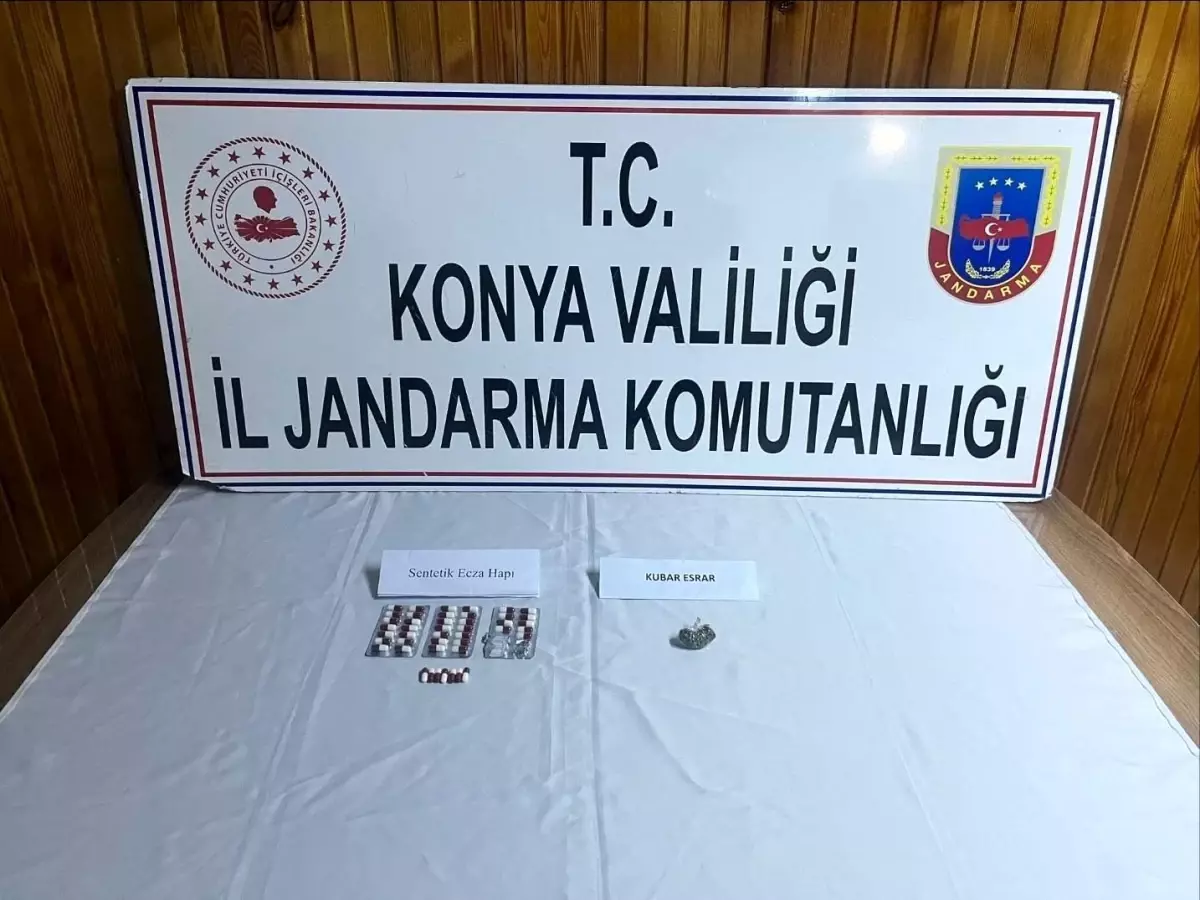 Konya'da jandarmadan uyuşturucu operasyonları: 7 tutuklama